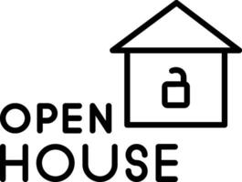 Property Open House Invitation vector