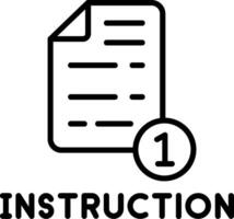 Step by Step Instructions vector