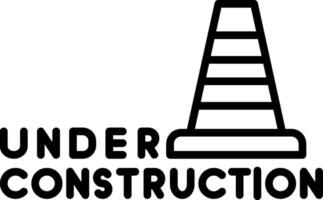 Site Under Construction Alert vector