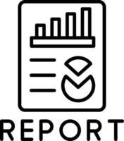 Executive Report Summary vector