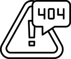 Error 404 Page Not Found vector