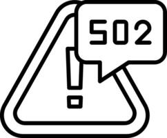 Gateway Error Bad Gateway vector