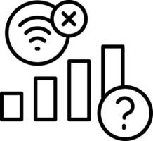 Network Unreachable Icon vector