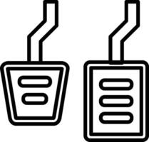 Manual Clutch Pedal vector