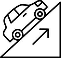 Uphill Hill Start Technique vector