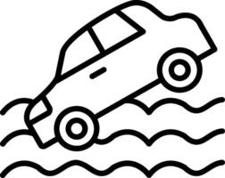 Wet Weather Driving Conditions vector