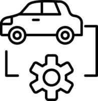 Routine Car Maintenance Tools vector