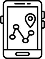 Satellite GPS Navigation Icon vector