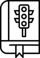 Basic Traffic Rules Book vector