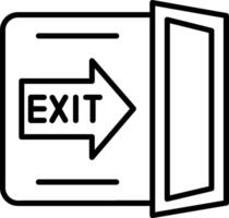 Highway Exit Direction Board vector