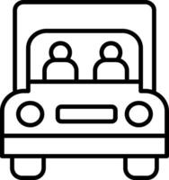 Carpool Lane Entry Symbol vector