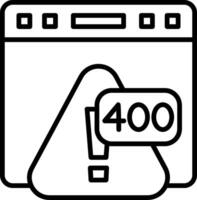 Error 400 Bad Request Syntax vector