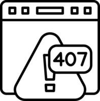 Error 407 Proxy Authentication Needed vector