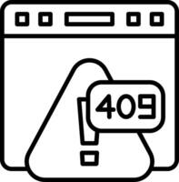 Error 409 Conflict Detected Error vector