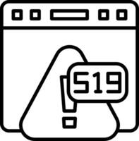 Error 519 Cloud Network Unavailable vector