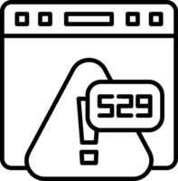 Error 529 Too Many Redirects vector