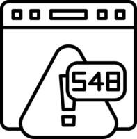 Error 548 Server-Side Malware Warning vector