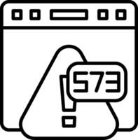 Error 573 CDN Connection Error vector