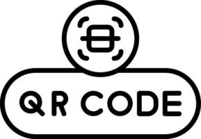 Scan QR Code Button vector