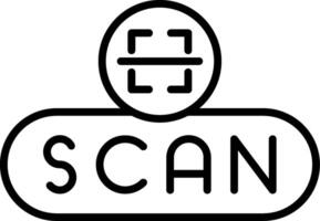 Start Scan Button vector