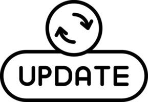 Update Record Button vector