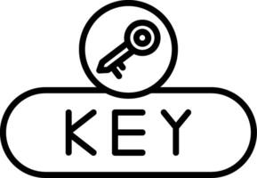 Access Key Button vector