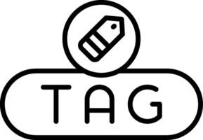 Apply Tag Button vector