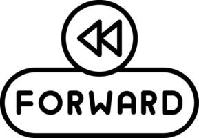 Forward Navigation Button vector