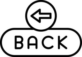 Back Navigation Button vector