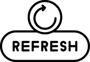 Refresh Page Button vector