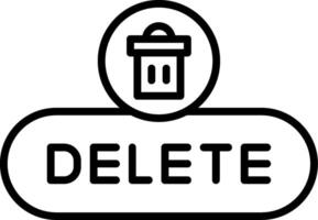 Delete Entry Button vector