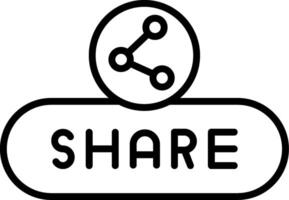 Share Post Button vector