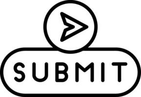 Submit Form Button vector