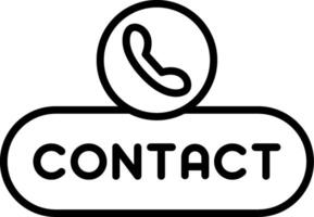 Contact Support Button vector