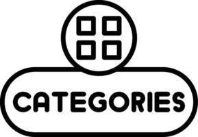 View Categories Button vector