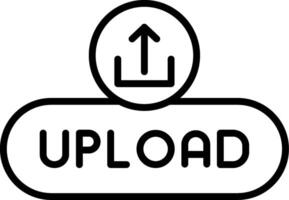 File Upload Button vector
