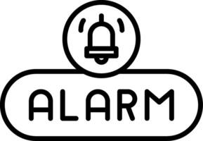 Set Alarm Button vector