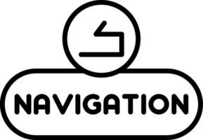 Navigation Menu Button vector