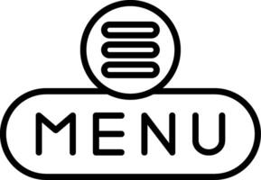 Expand Menu Button vector