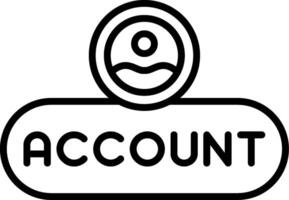Manage Account Button vector