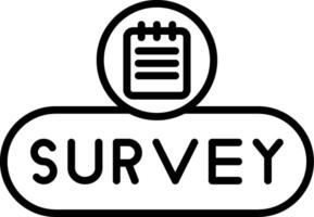Start Survey Button vector