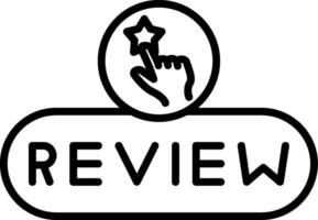 Leave Review Button vector