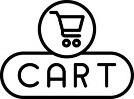View Cart Button vector