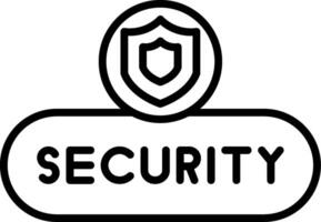 View Security Settings Button vector
