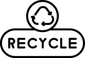 Recycle File Button vector