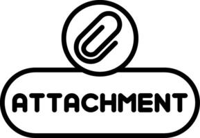 Add Attachment Button vector