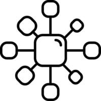 Wired and Wireless Network Nodes vector