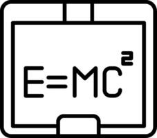Math Equation with Variables vector
