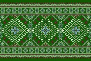 Geometric oriental pattern traditional,geometric ethnic floral pattern vector