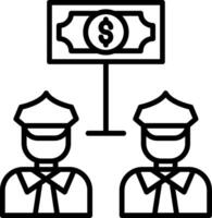 Peer-to-Peer Lending Network vector